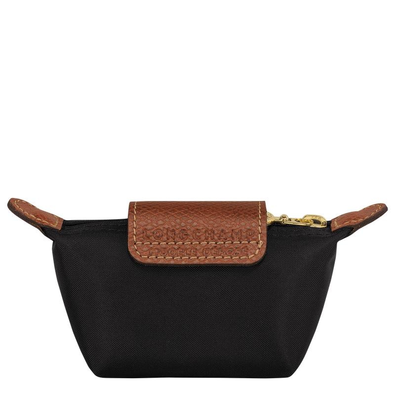 Black Longchamp Le Pliage Original Women's Coin Purses | ZEJP-45732