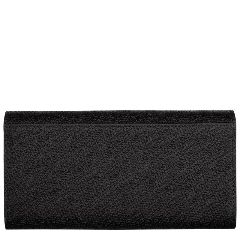 Black Longchamp Roseau Continental Women's Wallets | LMYT-61487