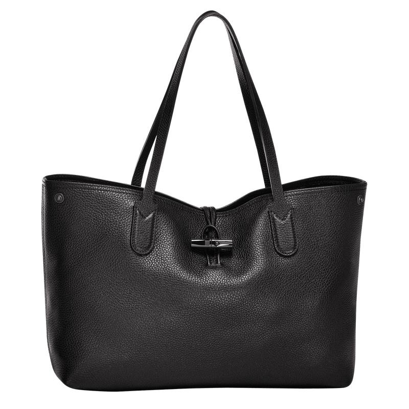 Black Longchamp Roseau Essential L Women\'s Tote Bag | KBVG-41327