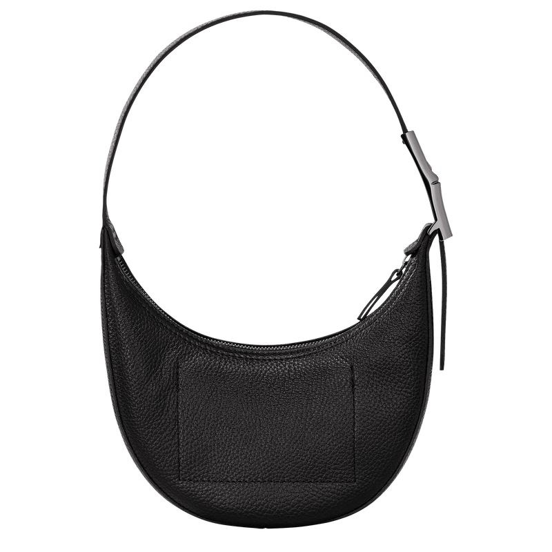 Black Longchamp Roseau Essential S Women's Hobo Bags | WBKH-35619