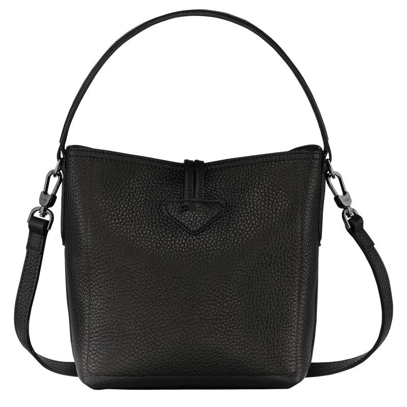 Black Longchamp Roseau Essential XS Women's Bucket Bag | PLKW-01973