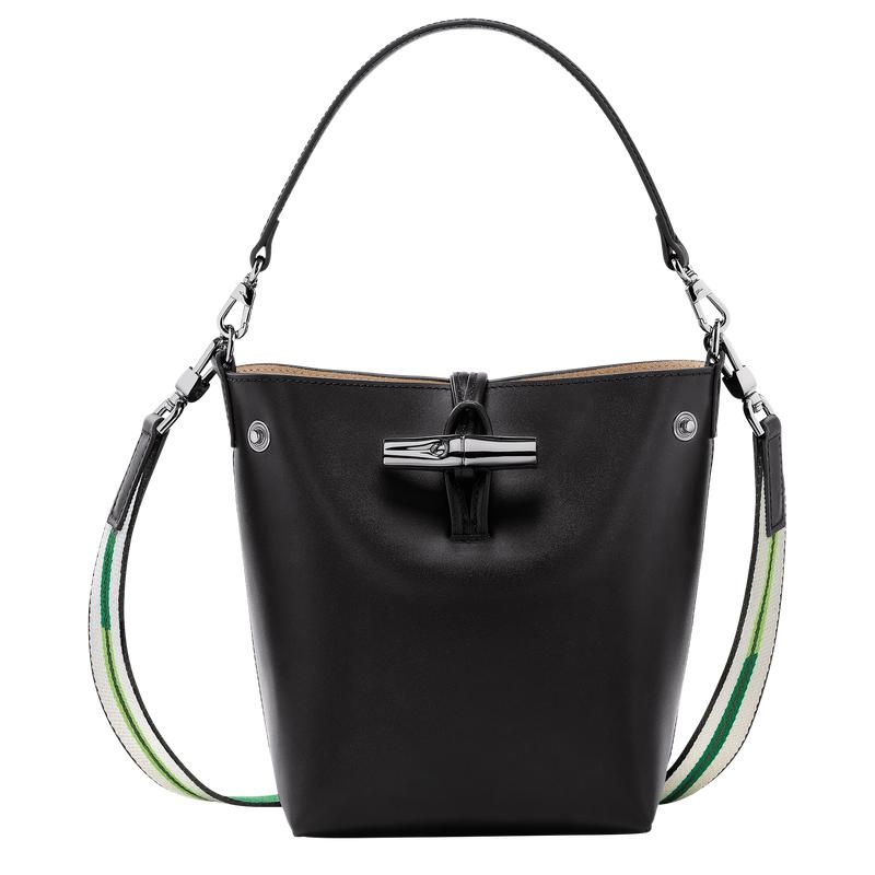 Black Longchamp Roseau XS Women\'s Bucket Bag | CHNY-81590