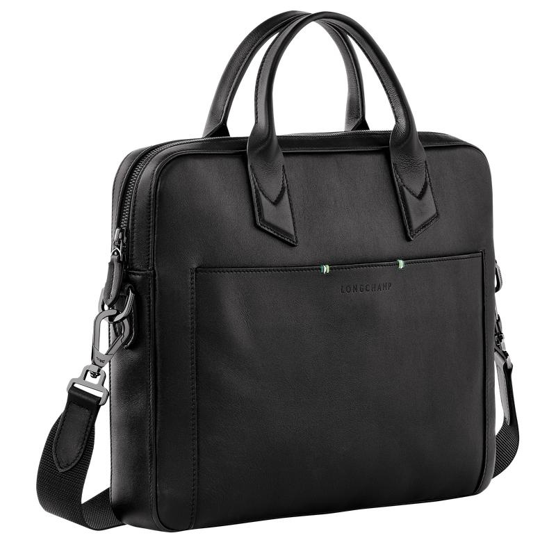 Black Longchamp sur Seine S Men's Briefcase | VPXS-25893