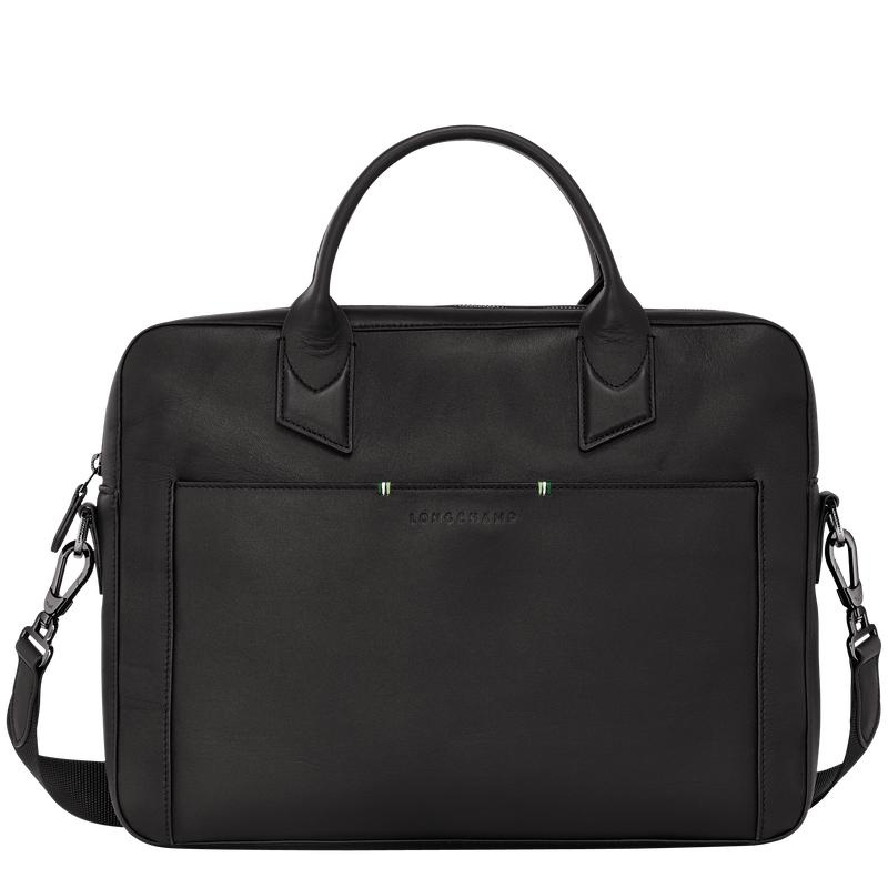 Black Longchamp sur Seine S Men\'s Briefcase | VPXS-25893