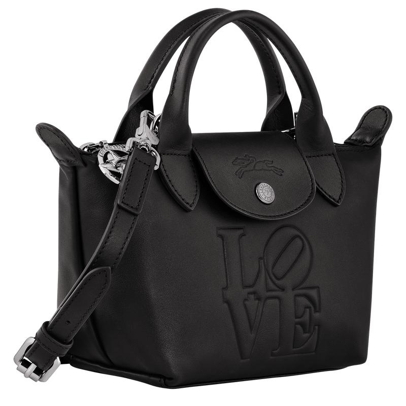 Black Longchamp x Robert Indiana XS Men's Handbags | QXAN-12378