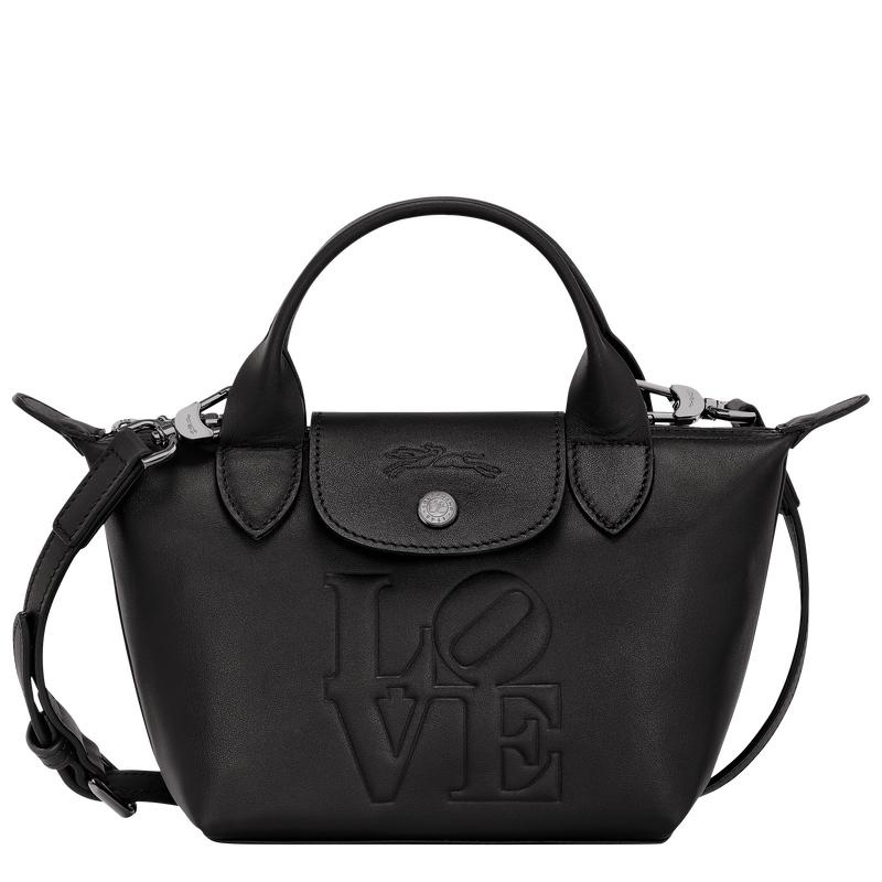 Black Longchamp x Robert Indiana XS Men\'s Handbags | QXAN-12378