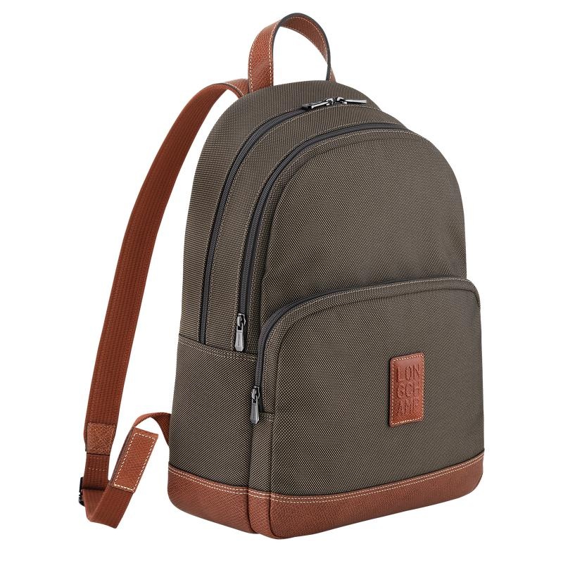 Brown Longchamp Boxford Men's Backpacks | TNUM-52084