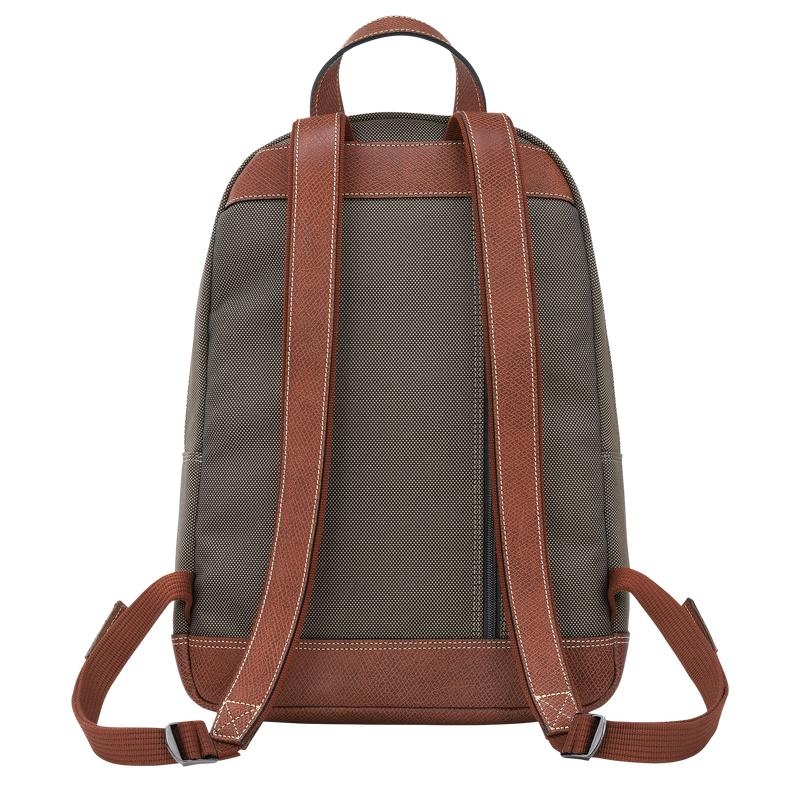 Brown Longchamp Boxford Men's Backpacks | TNUM-52084