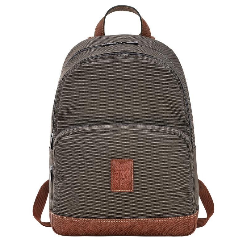 Brown Longchamp Boxford Men\'s Backpacks | TNUM-52084