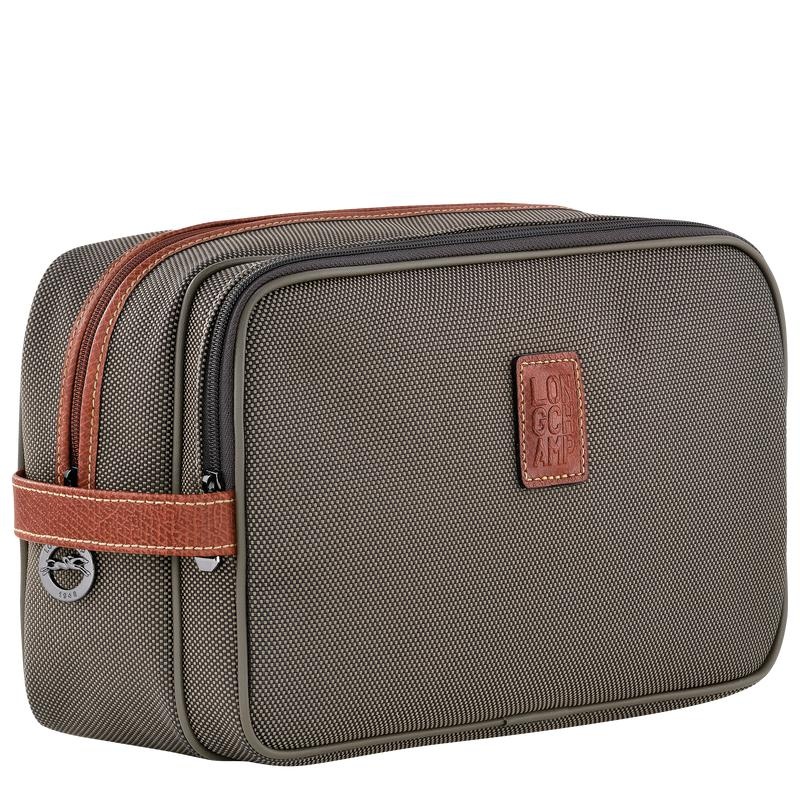 Brown Longchamp Boxford Men's Toiletry Bags | MCOT-43217