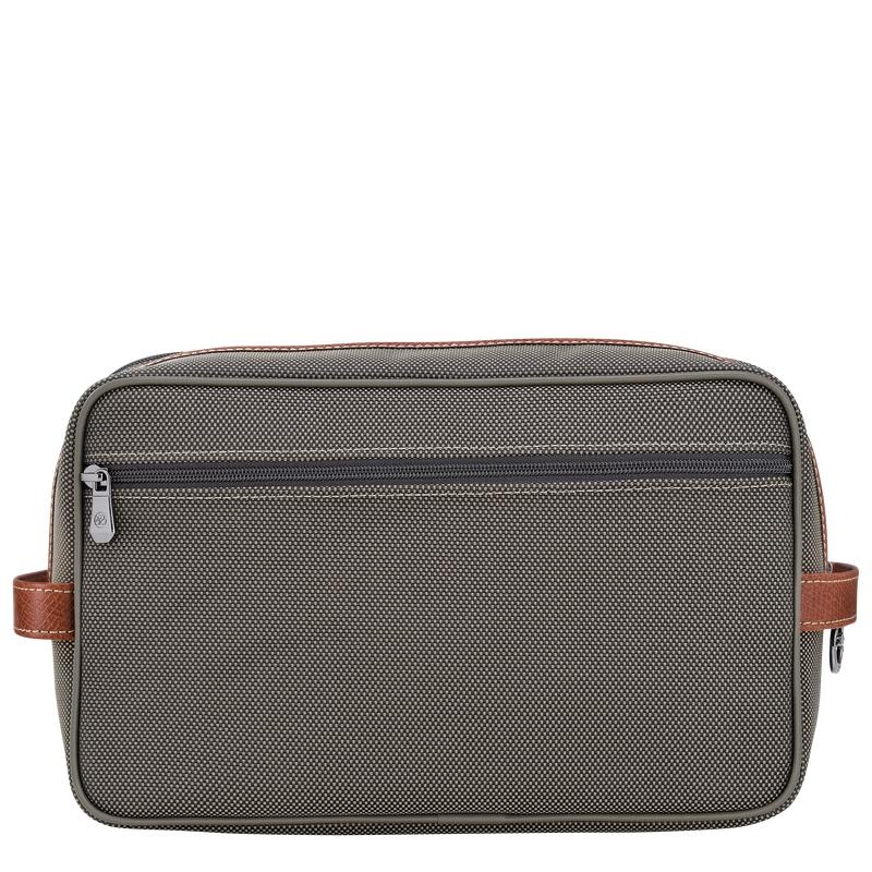 Brown Longchamp Boxford Men's Toiletry Bags | MCOT-43217