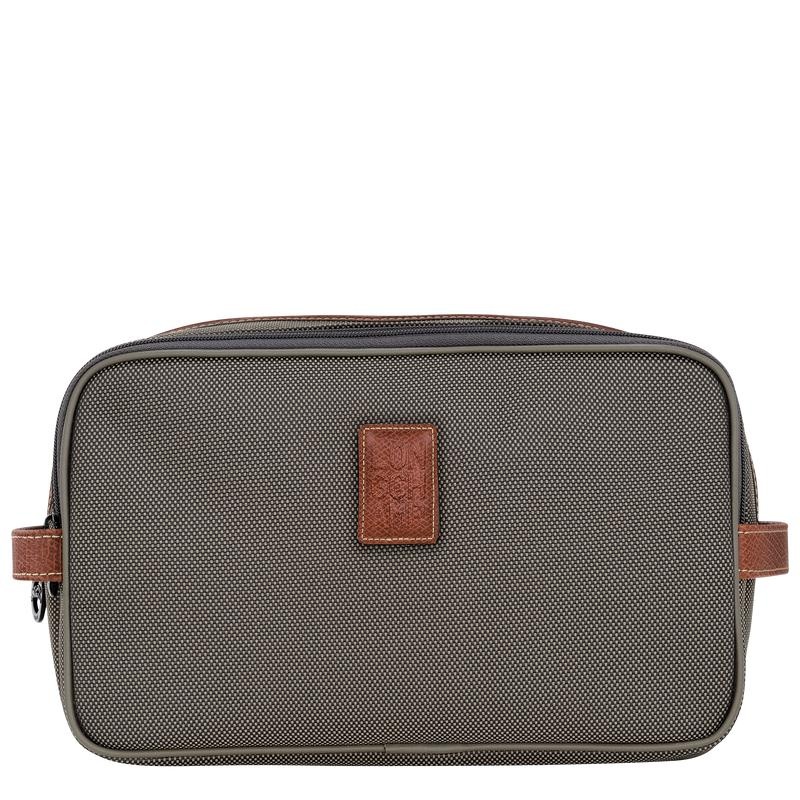 Brown Longchamp Boxford Men\'s Toiletry Bags | MCOT-43217