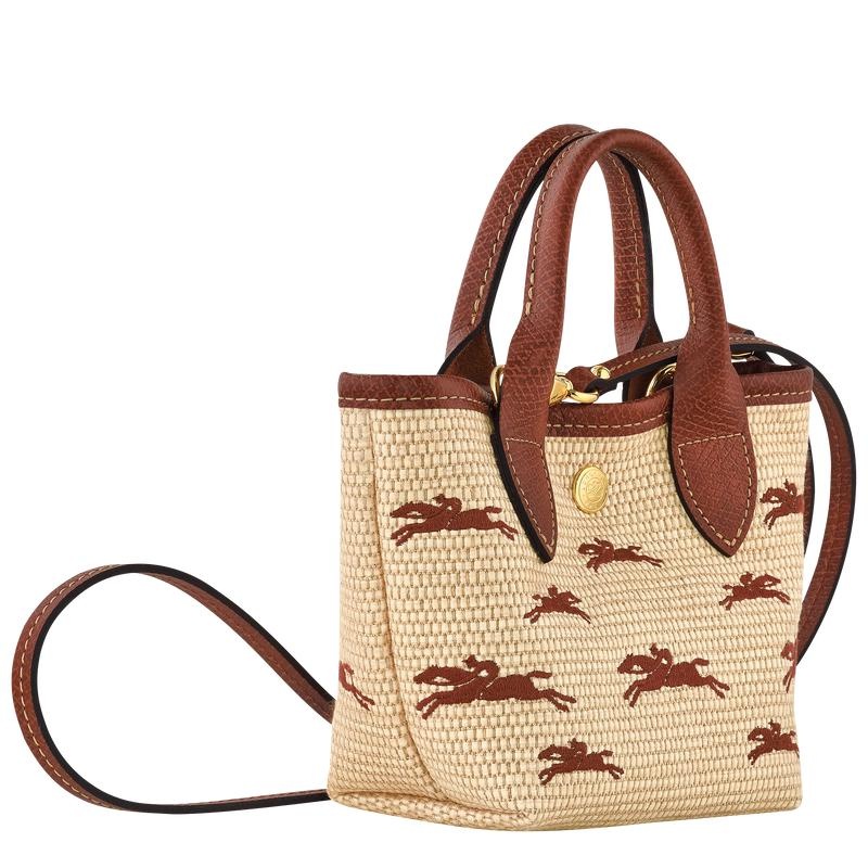 Brown Longchamp Le Panier Pliage XS Women's Basket Bag | OKVH-56923