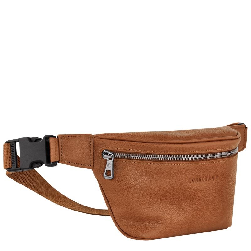 Caramel Brown Longchamp Le Foulonné M Women's Belt Bags | ZQVA-28973