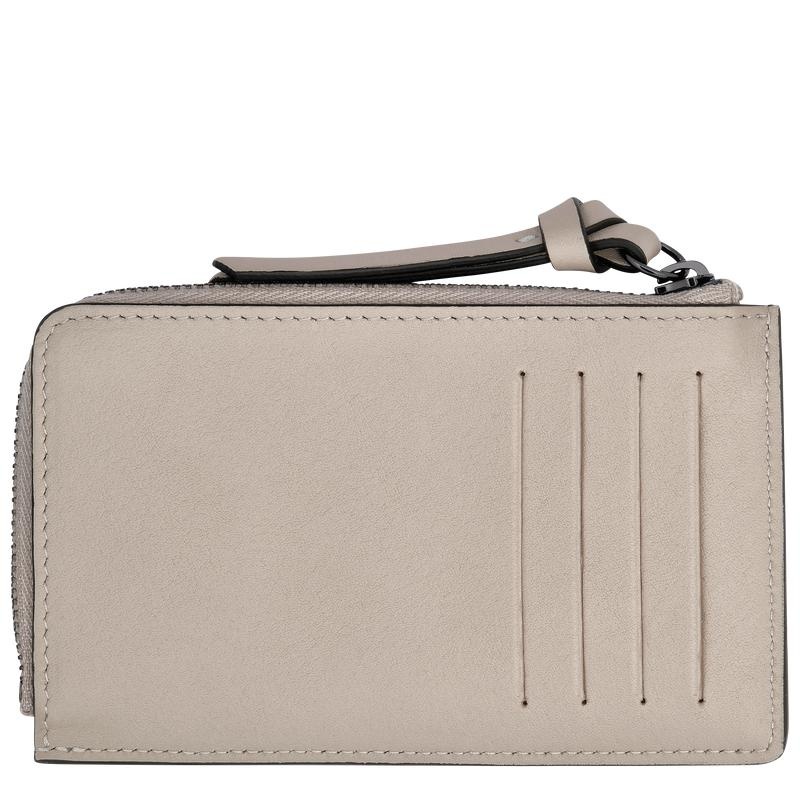 Clay Grey Longchamp 3D Men's Cardholders | ZKDC-61970