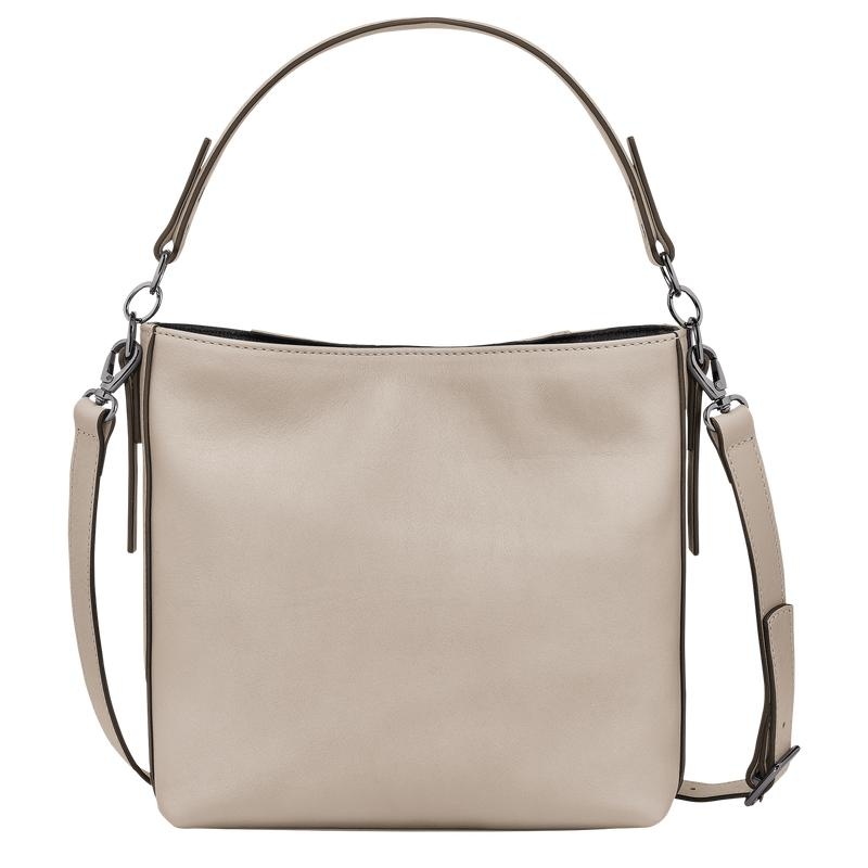 Clay Grey Longchamp 3D S Women's Crossbody Bags | YKWF-02137