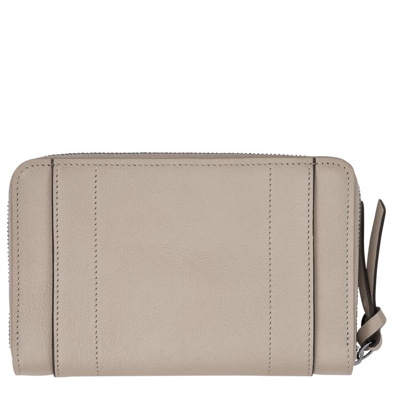 Clay Grey Longchamp 3D Women's Wallets | XTUG-62975