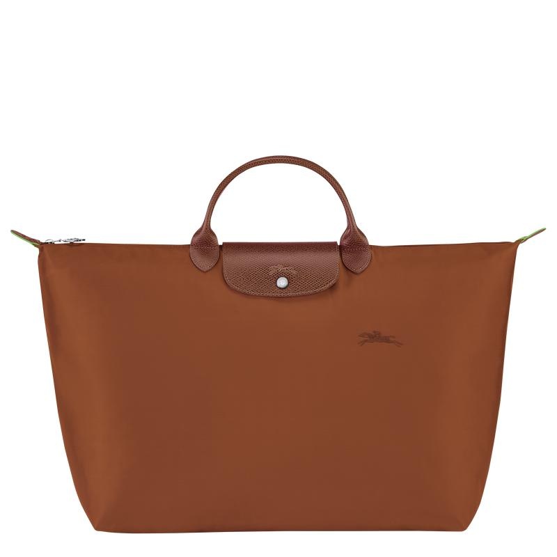 Cognac Brown Longchamp Le Pliage Green S Men\'s Travel Bags | BGAP-78293