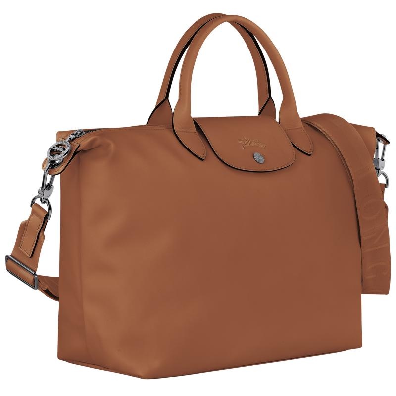 Cognac Brown Longchamp Le Pliage Xtra L Women's Handbags | XYWL-16795