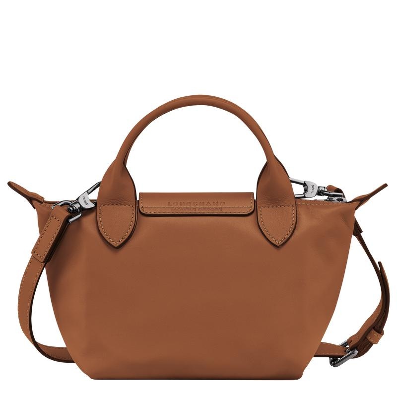 Cognac Brown Longchamp Le Pliage Xtra XS Women's Handbags | QMZL-47092