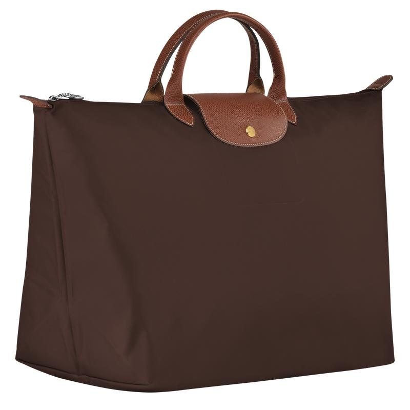 Ebony Brown Longchamp Le Pliage Original S Women's Travel Bags | FJLZ-03947