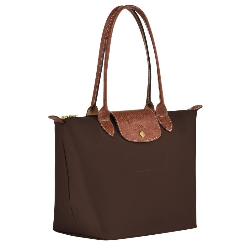 Ebony Brown Longchamp Le Pliage Original M Women's Tote Bag | CBET-70945