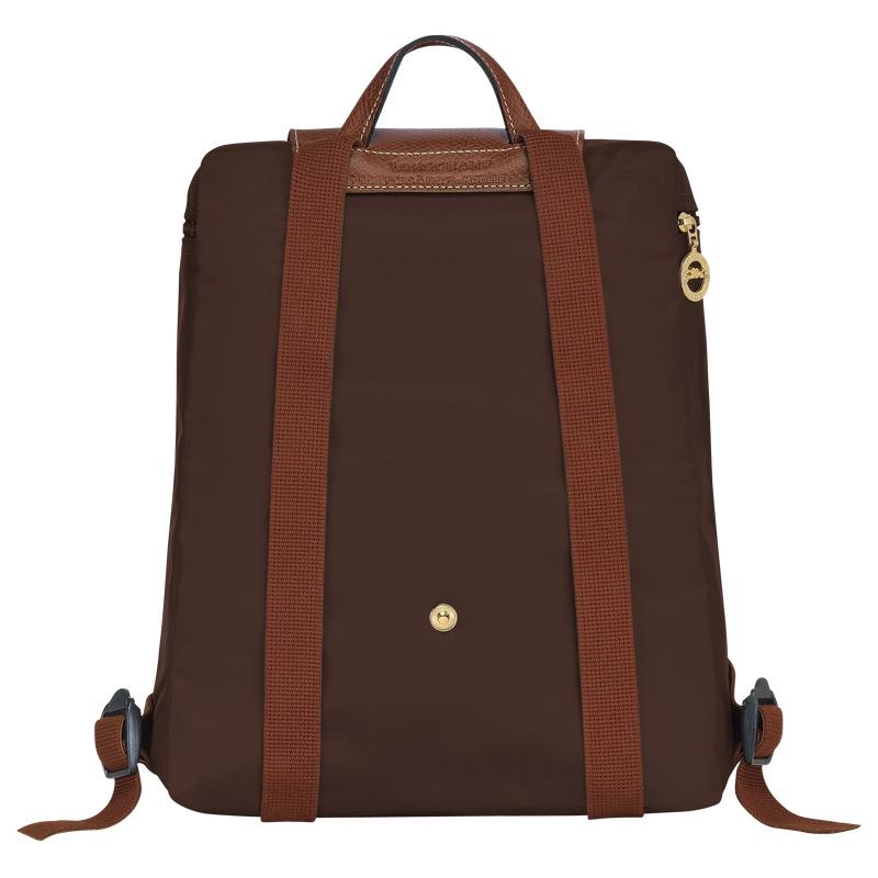 Ebony Brown Longchamp Le Pliage Original M Men's Backpacks | JNOZ-08759