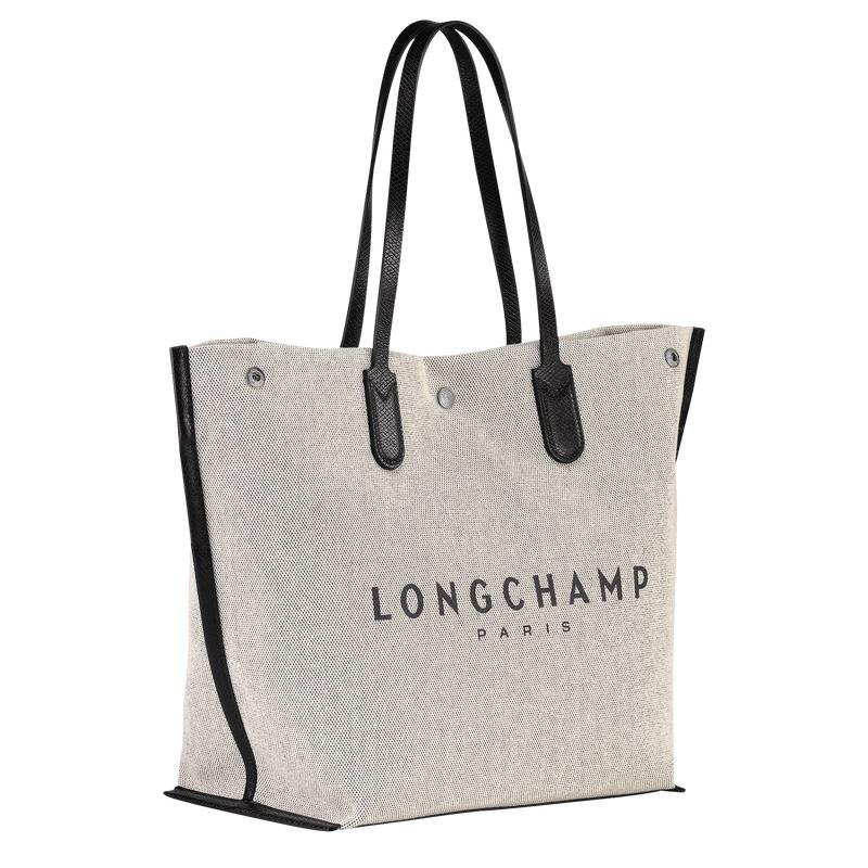 Ecru White Longchamp Essential L Women's Tote Bag | NVCW-35806