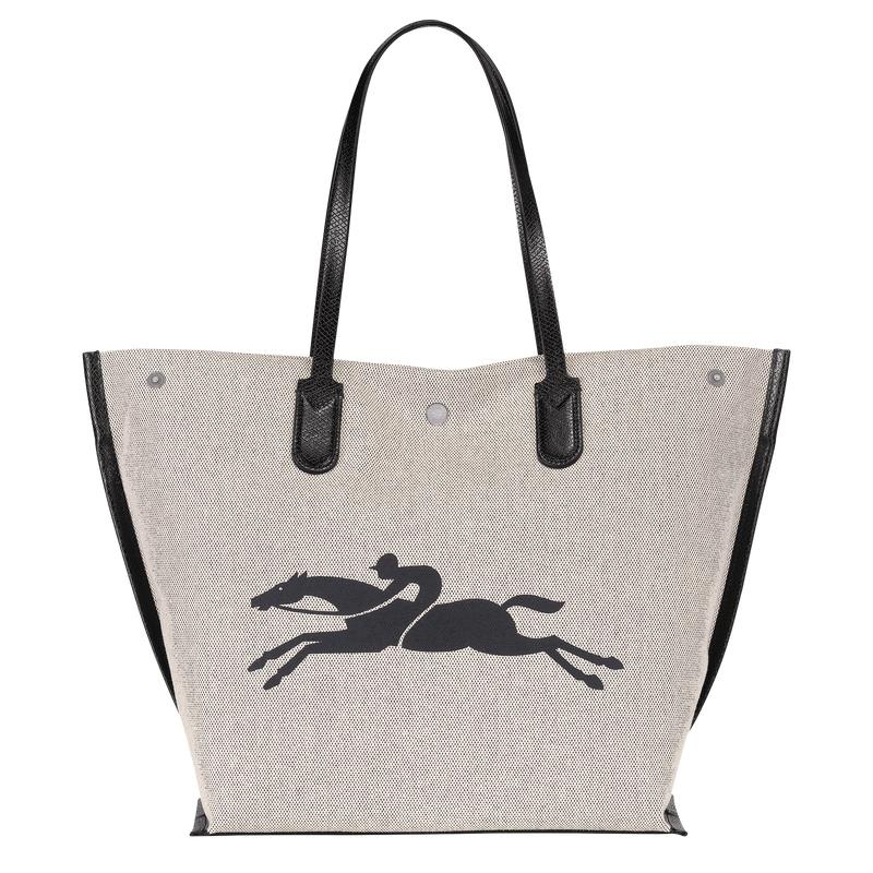 Ecru White Longchamp Essential L Women's Tote Bag | NVCW-35806