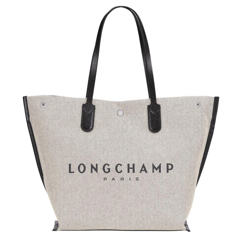 Ecru White Longchamp Essential L Women\'s Tote Bag | NVCW-35806