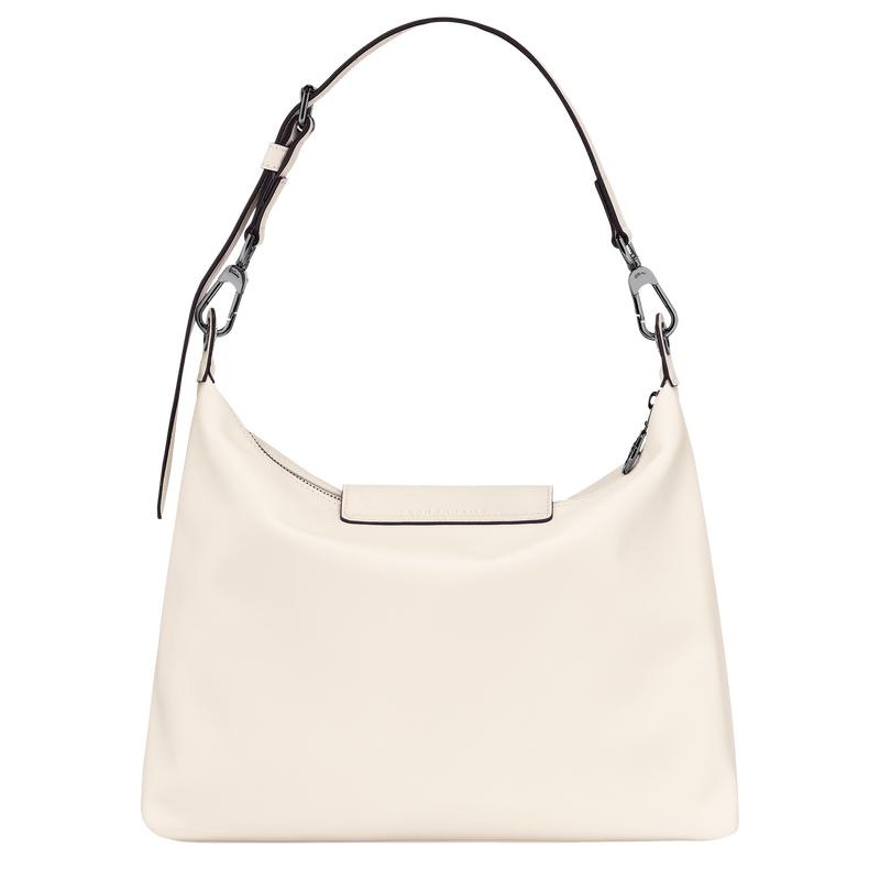 Ecru White Longchamp Le Pliage Xtra M Women's Hobo Bags | XVRD-40382