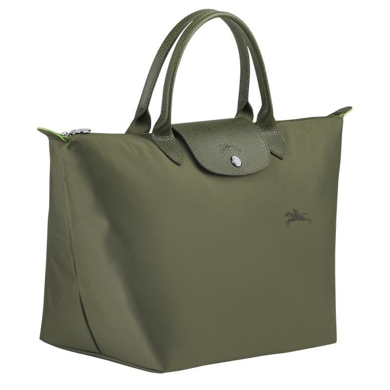 Forest Green Longchamp Le Pliage Green M Women's Handbags | IASQ-45061