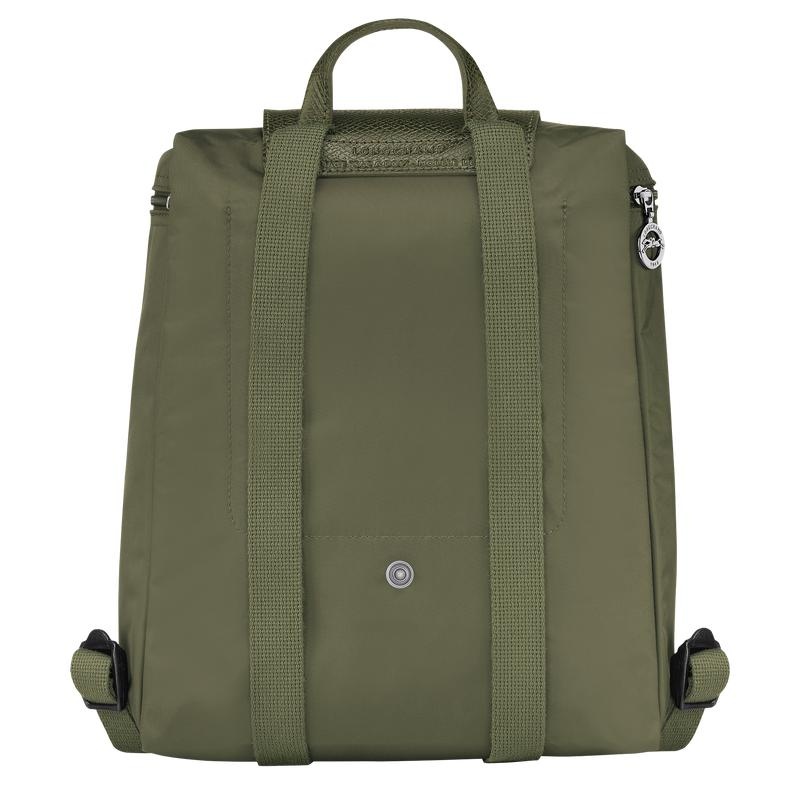 Forest Green Longchamp Le Pliage Green M Women's Backpacks | OLBE-75134