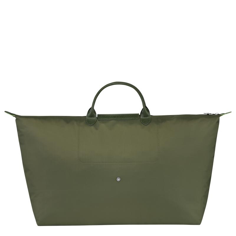 Forest Green Longchamp Le Pliage Green M Men's Travel Bags | QRFJ-13706