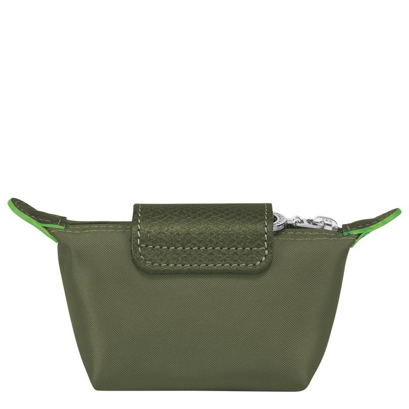 Forest Green Longchamp Le Pliage Green Men's Coin Purses | ZIKX-24763