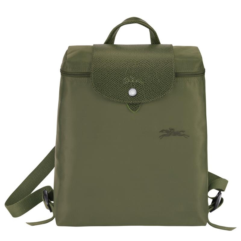 Forest Green Longchamp Le Pliage Green M Men\'s Backpacks | FIQL-49678