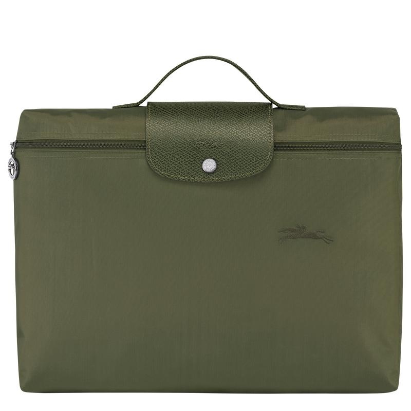 Forest Green Longchamp Le Pliage Green S Women\'s Briefcase | BLSP-83175