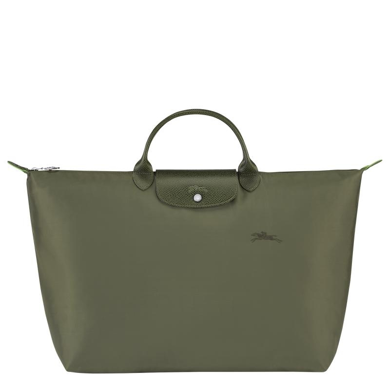 Forest Green Longchamp Le Pliage Green S Men\'s Travel Bags | CNXZ-49061