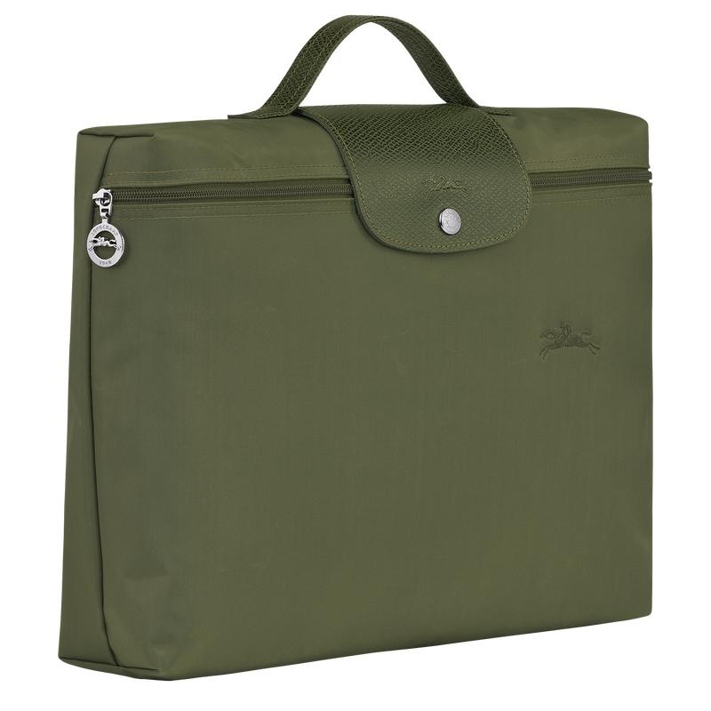 Forest Green Longchamp Le Pliage Green S Men's Briefcase | ARCI-49126