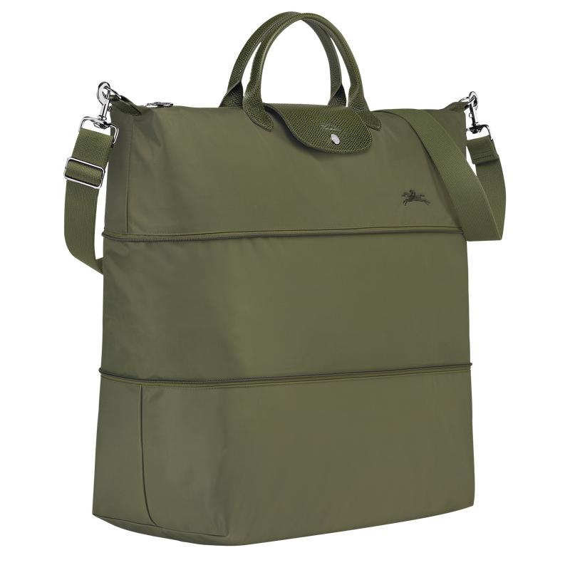 Forest Green Longchamp Le Pliage Green expandable Men's Travel Bags | TJVE-76945