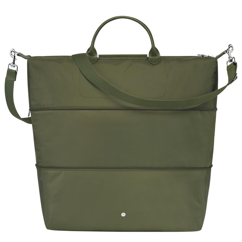 Forest Green Longchamp Le Pliage Green expandable Men's Travel Bags | TJVE-76945