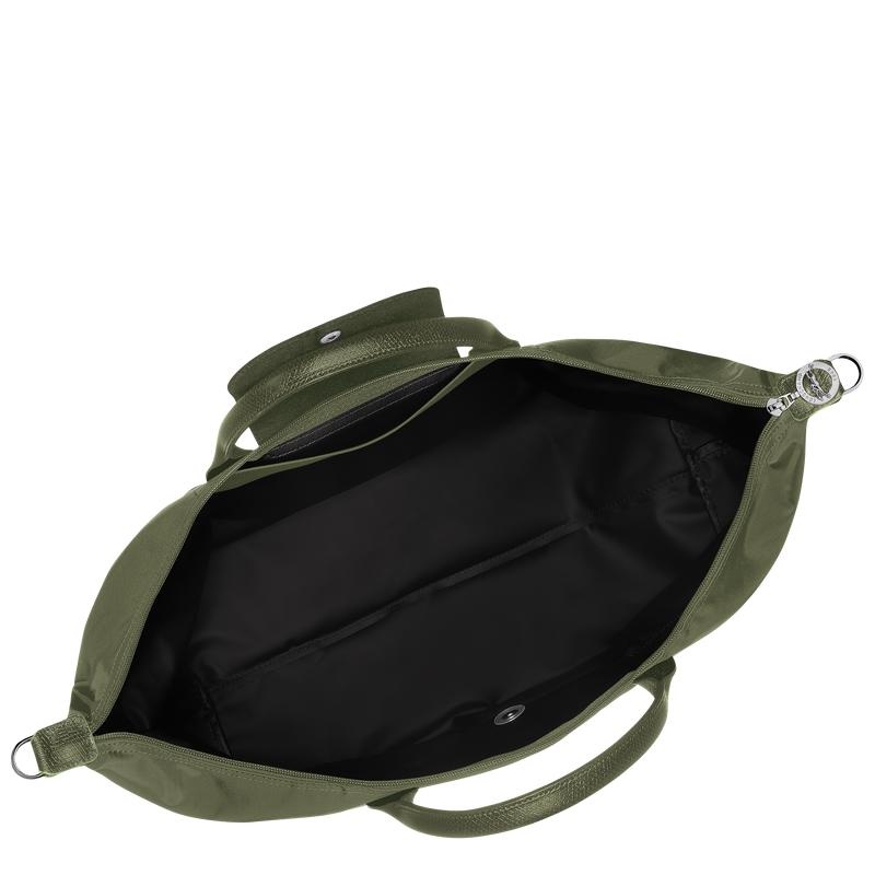 Forest Green Longchamp Le Pliage Green expandable Men's Travel Bags | TJVE-76945