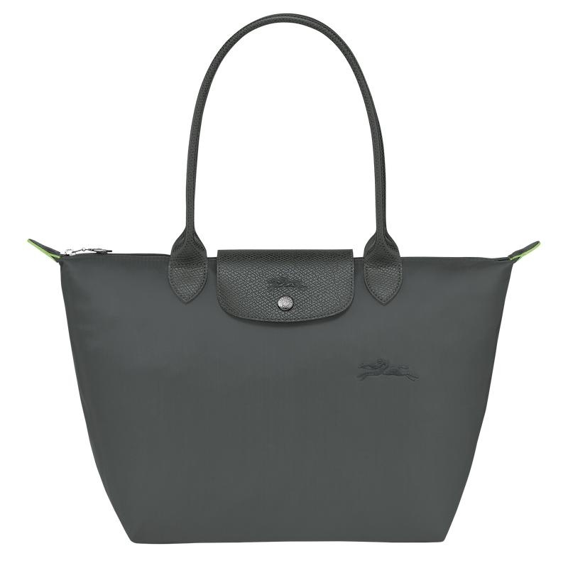 Graphite Grey Longchamp Le Pliage Green M Women\'s Tote Bag | EQYZ-59276