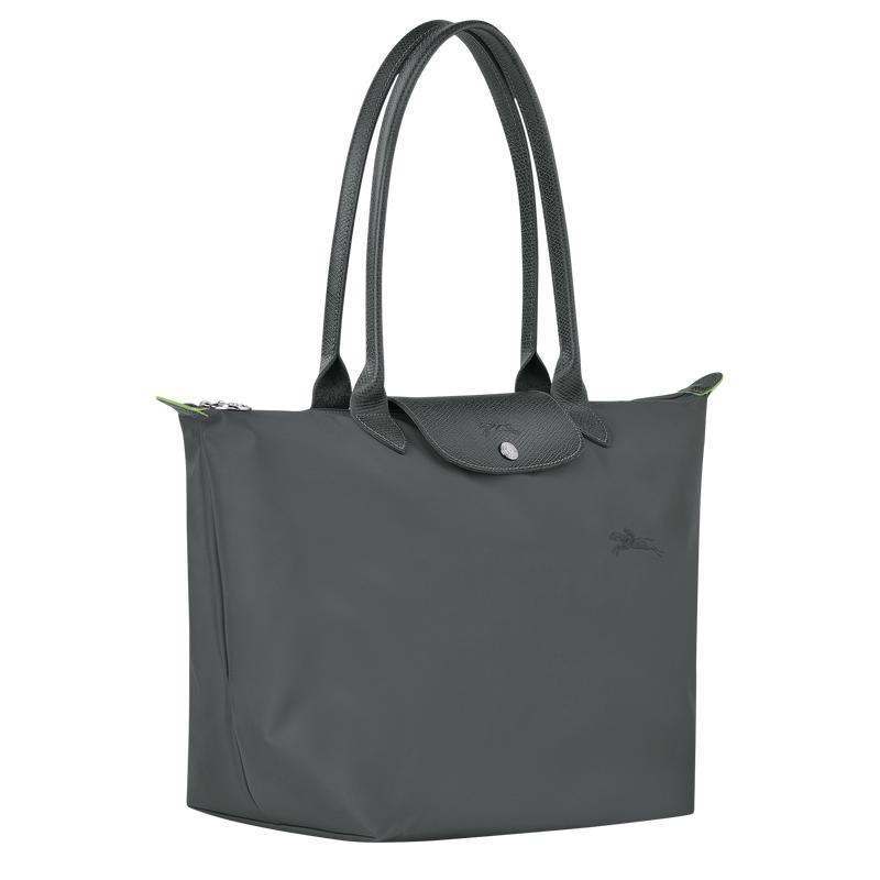 Graphite Grey Longchamp Le Pliage Green L Women's Tote Bag | VQWN-38042