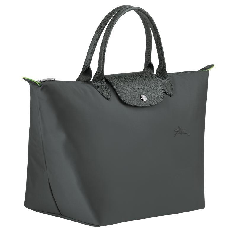 Graphite Grey Longchamp Le Pliage Green M Women's Handbags | FNCH-89603