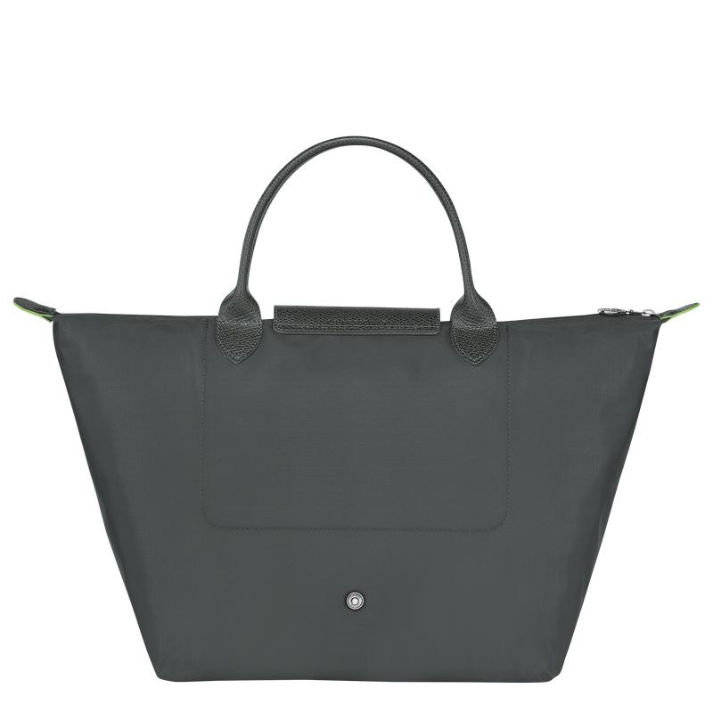 Graphite Grey Longchamp Le Pliage Green M Women's Handbags | FNCH-89603