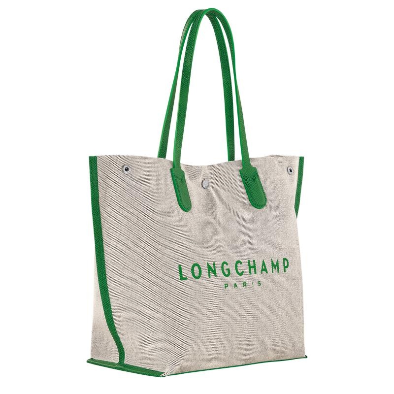 Green Longchamp Essential L Women's Tote Bag | YXJI-34728