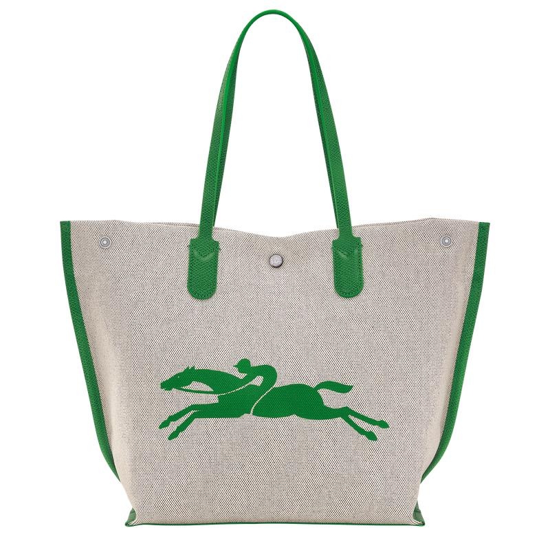 Green Longchamp Essential L Women's Tote Bag | YXJI-34728