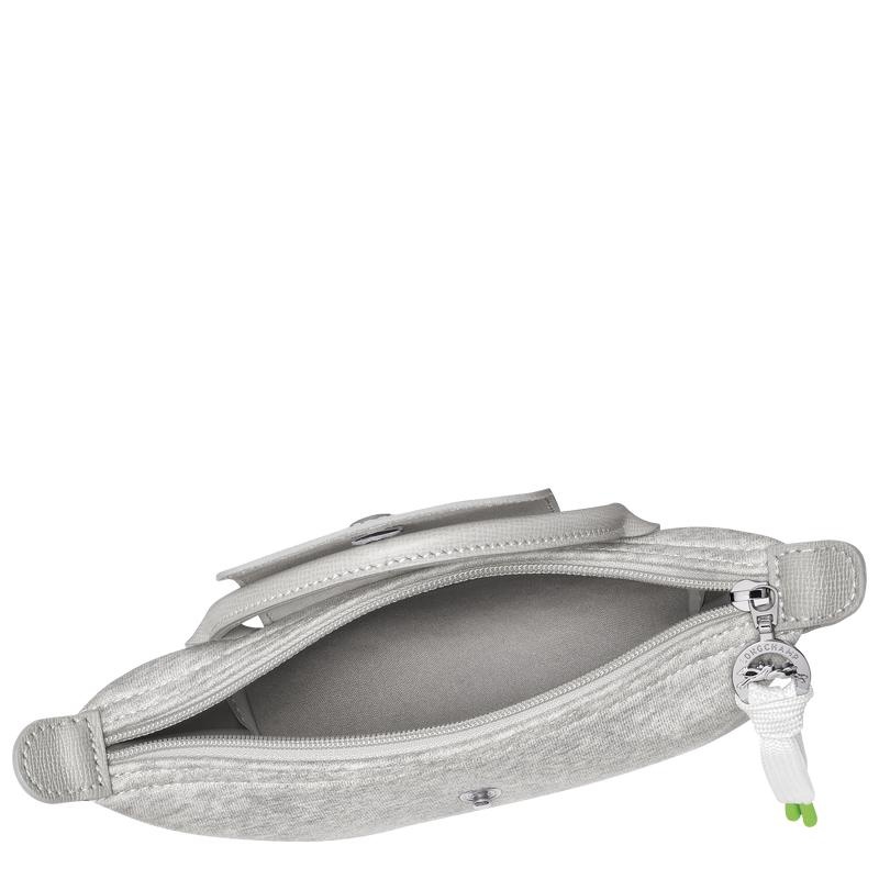 Grey Longchamp Le Pliage Collection Women's Pouches | HRJU-75431