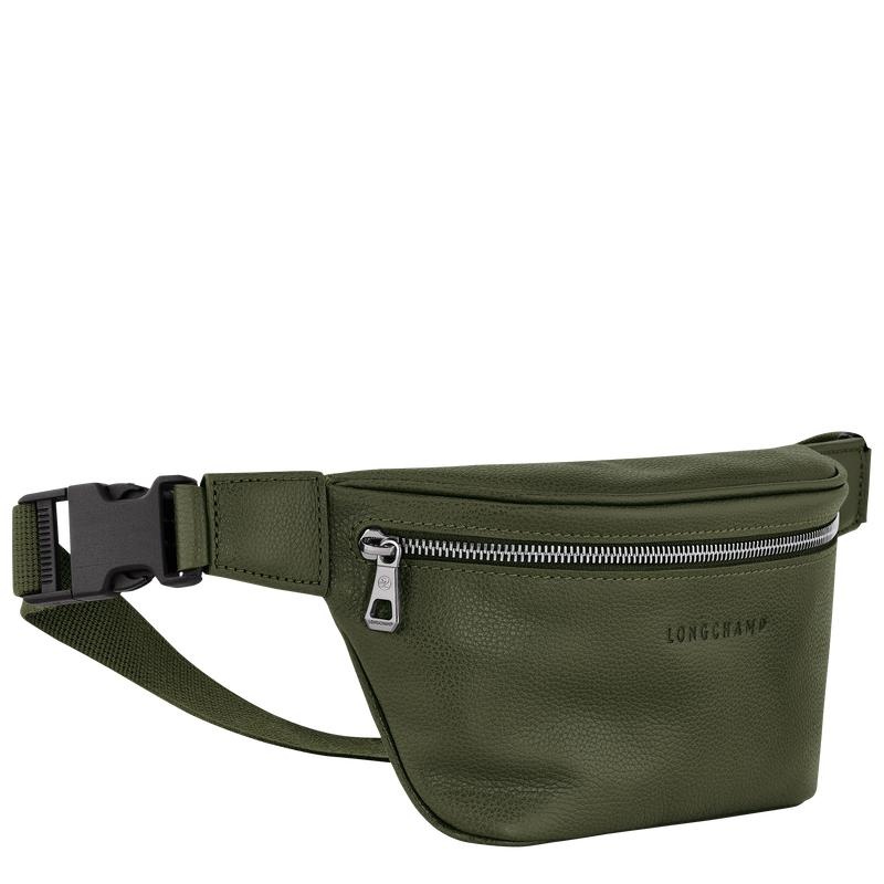 Khaki Longchamp Le Foulonné M Men's Belt Bags | IODP-06125